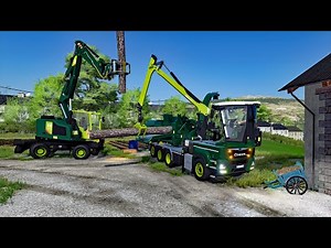 FS22 - Map The Valley The Old Farm 009 🇩🇪 🚜🚧🚛 - Forestry, Farming and Construction - 4K