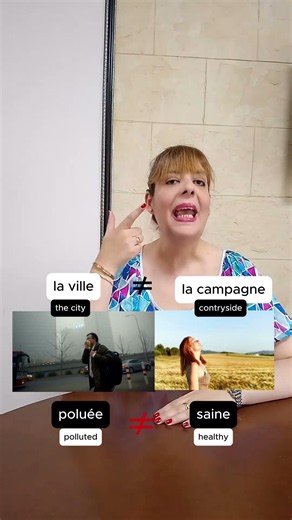 how to describe the city and countryside🌇🏞️🌉🏙️🌇#learnfrench#frenchvocabulary#frenchteacher