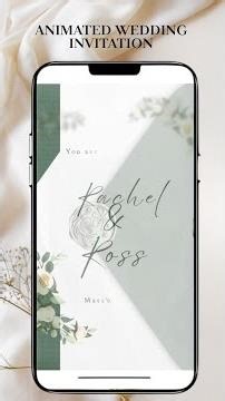 ✨ Sage Green Animated Wedding Invitation – Editable Canva Template