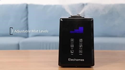 Elechomes Ultrasonic Humidifier 6L Warm and Cool Mist EC5501