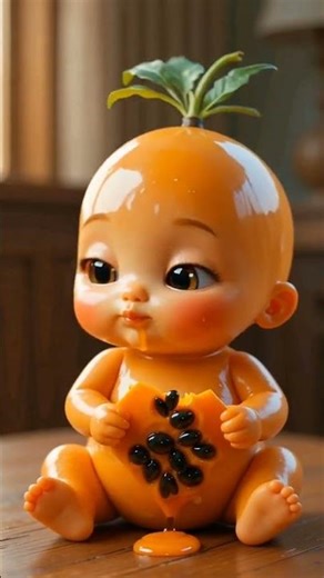 Papaya Baby 🟠 | Cutest 3D Pixar Fruit Baby Animation