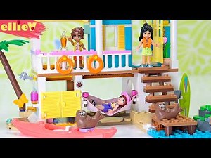 Are these seals TOO cute 🤔? LEGO Friends Beach House with Seals build & review