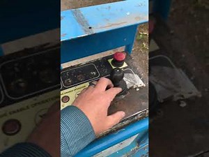 Genie S65 Lift operation