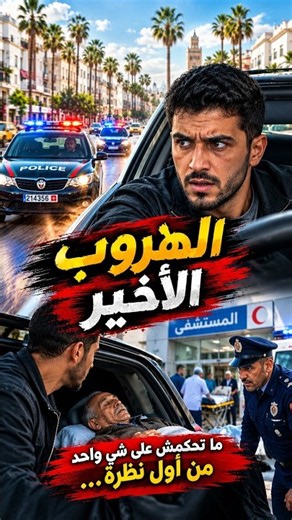 The Final Escape 🚔 A Police Chase with an Unexpected Ending! | Short Moroccan Film
