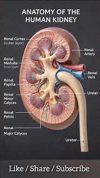 Anatomy of Human Kidney (With Diagram) | Easy Explanation for Nursing Students 🔥