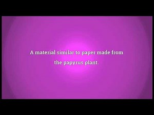 Papyrus Meaning
