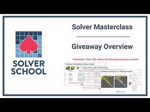 I'm Releasing My Full Poker Solver Course For Free | Solver Masterclass