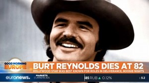 #GME | Burt Reynolds, a Hollywood legend, has died at age of 82. His rugged good looks and famous moustache made him a sex symbol in the 70s, but it was his memorable film roles like Smokey and the Bandit and Deliverance that will be best remembered. euronews.com/live | Euronews English