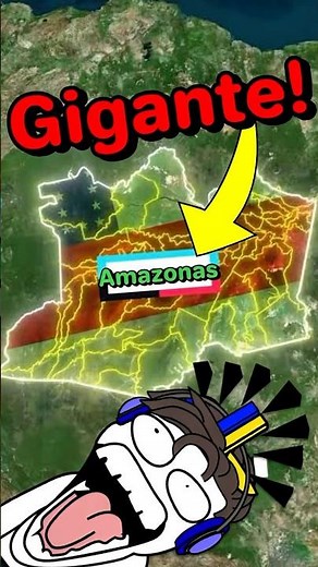 Fatos do Brasil: Amazonas é um país! #curiosidades #geografia #brasil