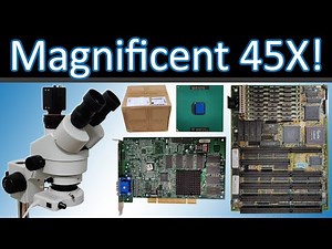 My new Microscope - 7-45X Continuous Zoom Stereo Trinocular Microscope