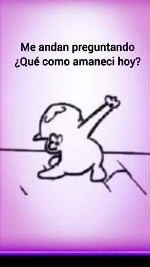 Animated Cartoon Cat Expresses Happiness and Positivity