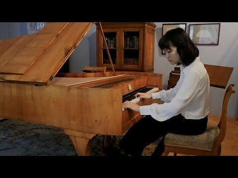 Clara Schumann 4 Fugitive Pieces, Op.15 No.4 - Scherzo on her 1827 Stein Piano | Tiffany Poon