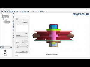 SIMSOLID load application on hard to reach part faces