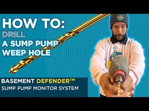 How to Drill a Sump Pump Weep Hole (Prevent Air Lock & Pump Failure)