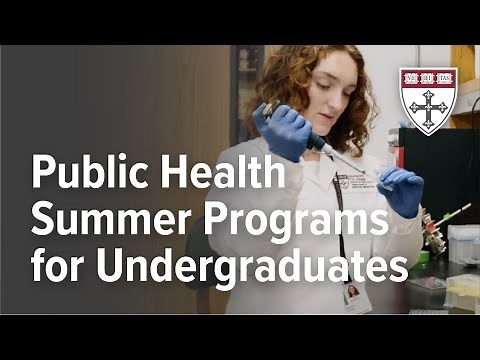 Public Health Summer Programs for Undergraduates