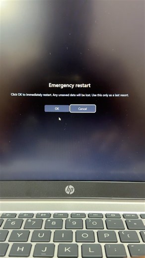 Windows 11 Emergency Restart | How to Emergency Restart Your PC/Laptop #windows #laptop #shorts