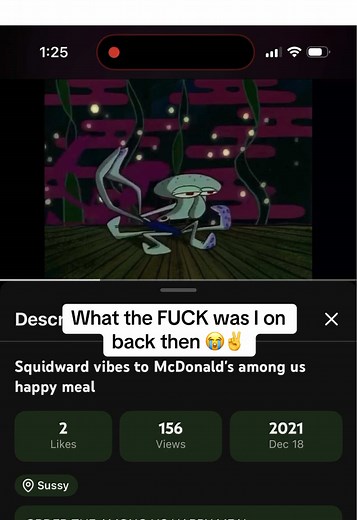 I was not normal back in 2021-2024 😭✌️ #cringe #memories #spongebob #funny