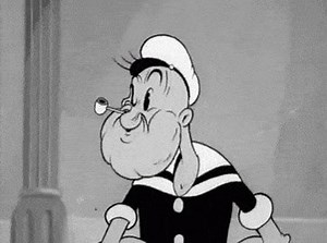 Popeye the sailorman made his first appearance 90 years ago today in the Thimble Theater comic strip by E.C. Segar. In 1933 the Fleischer brothers turned him into a film star by launching him in a wildly popular series of cartoon shorts. | Black and White Films Page