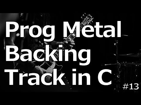 Progressive Metal backing track for guitar - learn practice and jam in C Minor #13 - Drop C tuning!