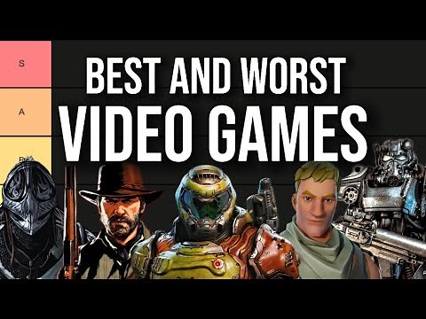 What Are The Best and Worst Games of The Past Decade? (Tier List)