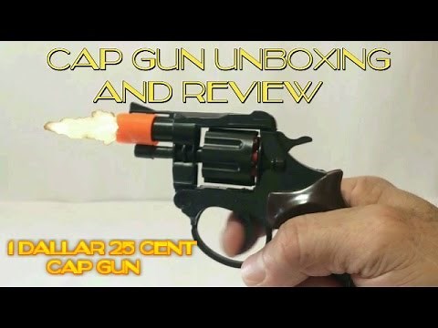 CAP GUN UNBOXING REVIEW ( SUPER BANG CAP GUN )