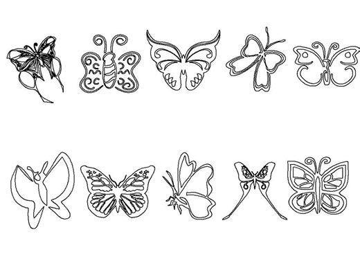 Butterfly SVG Bundle – 10 Butterfly Designs for Laser Cut | DXF CNC Files - Etsy