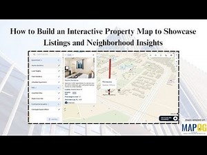Create Property Maps with Nearby Amenities – Easy Real Estate Tool #realestatemarketing #gismapping