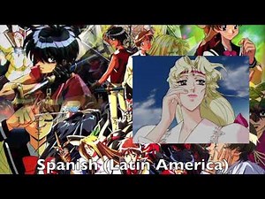 Vision of Escaflowne Opening Multilanguage Comparison