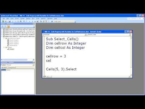 Excel Macro VBA Tip - 14 Using Variables with the Cells Property in Excel Macros