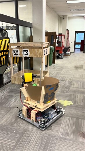 Rebuilt Build Season day 13: testing the turret tracking using vision!