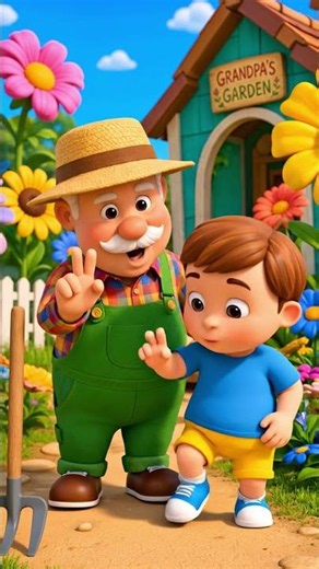 This Old Man | Kids Song & Nursery Rhyme | Learn Counting w/ Fun Characters | Short | Happy Bees TV