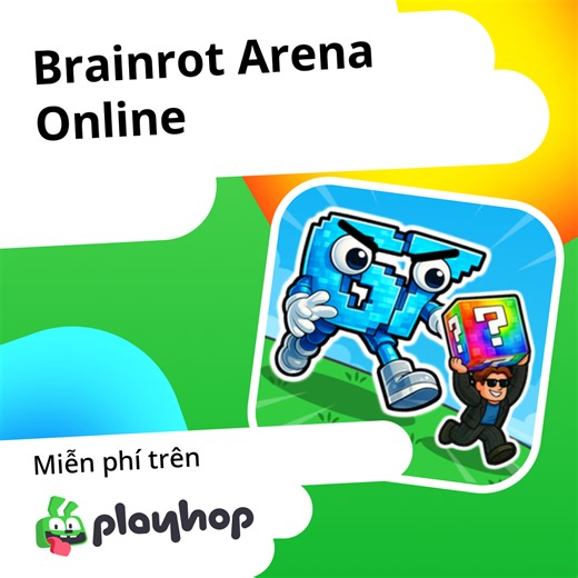 Brainrot Arena Online: Chơi trực tuyến miễn phí trên Playhop