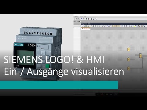 Siemens LOGO! 8 & HMI - Ein-/Ausgänge visualisieren