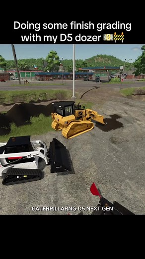 Finish Grading with a D5 Dozer in Farming Simulator 25