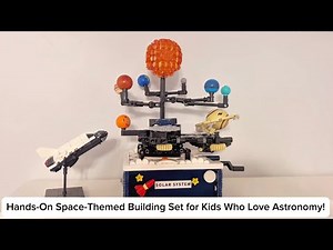 🚀 Build a Rotating Solar System at Home | Space Building Set for Kids