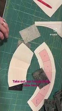 Foundation Paper Piecing Tutorial for Double Wedding Ring Arcs