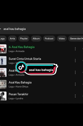 asal kau bahagia #fyp #lirics_music #panzzxspotify #asalkaubahagia