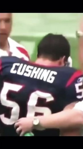 Who Remembers👀: Brian Cushing HEADBUTTING a player without a helmet🩸#shorts #blood #nfl