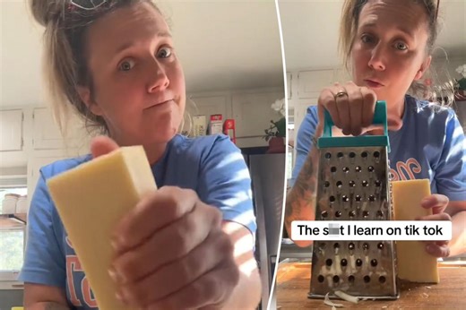 Crafty cook’s cheese grater hack proves you’ve been using it all ‘wrong’: ‘Could have saved my knuckles a long time ago’