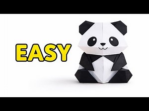 Origami Paper Panda | Easy DIY Tutorial for Beginners"