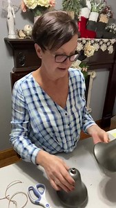 217K views · 4.3K reactions | See how I change a Dollar Tree plastic bell into a cute bell for your Christmas Tree. | The Crafty Decorator | Facebook