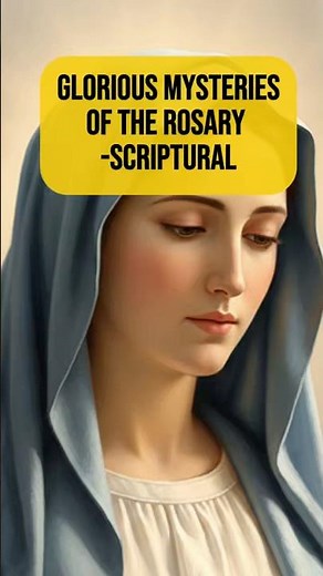 Glorious Mysteries of the Rosary (Scriptural) 🙏 Let’s pray together #Shorts