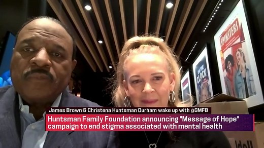 James Brown, Christena Huntsman Durham wake up with 'GMFB' to discuss importance of focusing on mental health