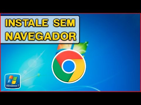 Como instalar o Google Chrome SEM NAVEGADOR