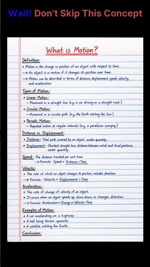 What is Motion? | Definition & Basic Concept | Physics