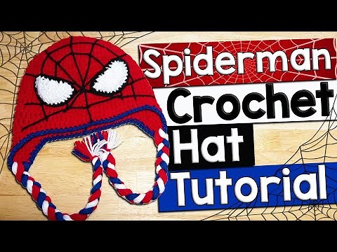 Spiderman Crochet Hat Tutorial