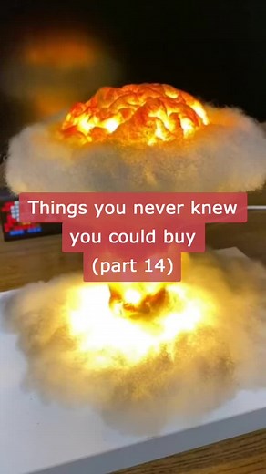 Nuclear Explosion Lamp: Unique DIY Home Decor
