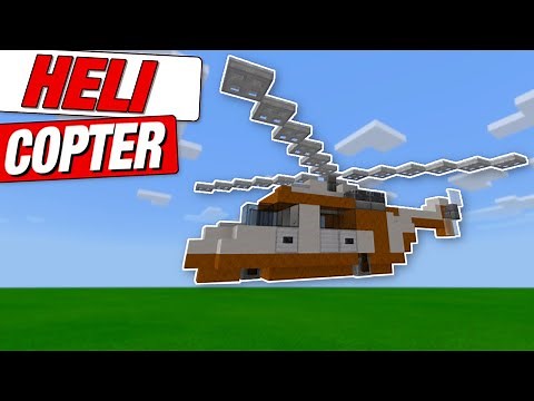 Minecraft Helicopter bauen | Bauanleitung | einfach und schnell unterwegs (Xbox/PS4/PE/Bedrock)