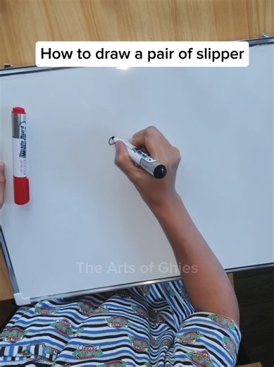 how to draw a pair of slippers? #drawingchallenge #basicdrawing #drawings #basicdrawings #slippers
