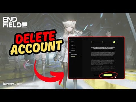 How to DELETE Arknights Endfield Account Fast!